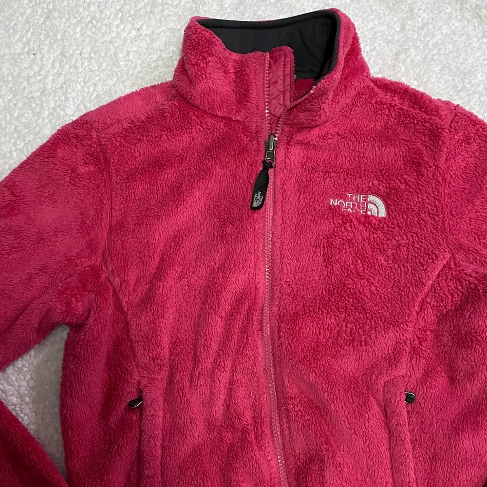 The North Face Vibrant Pink Fleece Jacket women’s size XS